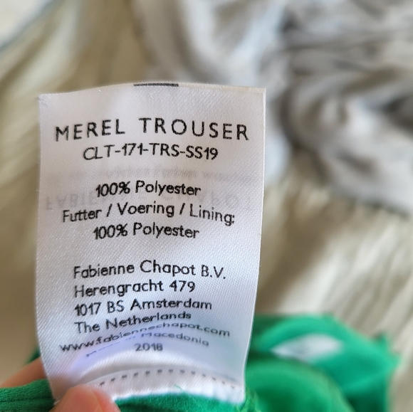 Fabienne chapot large merel trouser green - Picture 4 of 4